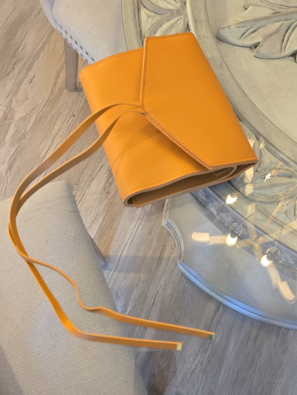 Orange Women's Envelope Crossbody Bag